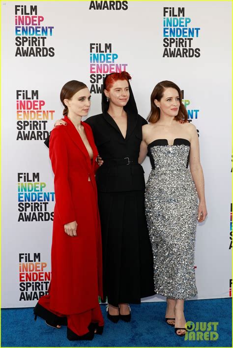 Claire Foy Rooney Mara And Jessie Buckley Represent Women Talking At Independent Spirit Awards
