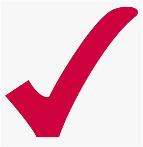 Red Check Mark Png Download Red Check Mark  Transparent Png