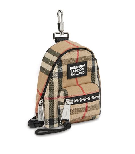 Burberry Vintage Check Backpack Key Charm Harrods Ar