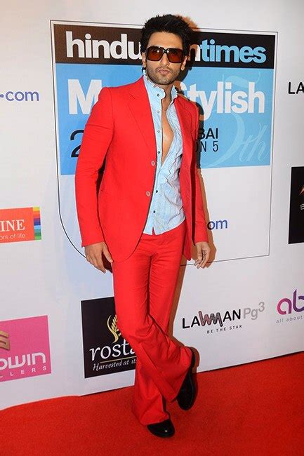 Ranveer Singh On Red Carpet At Ht Most Stylish Awards