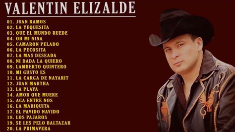 Valentin Elizalde Las 20 Mejores Canciones Exitos De Valentin