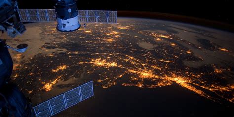 Ver La Tierra Desde La Estación Espacial Internacional Iss En