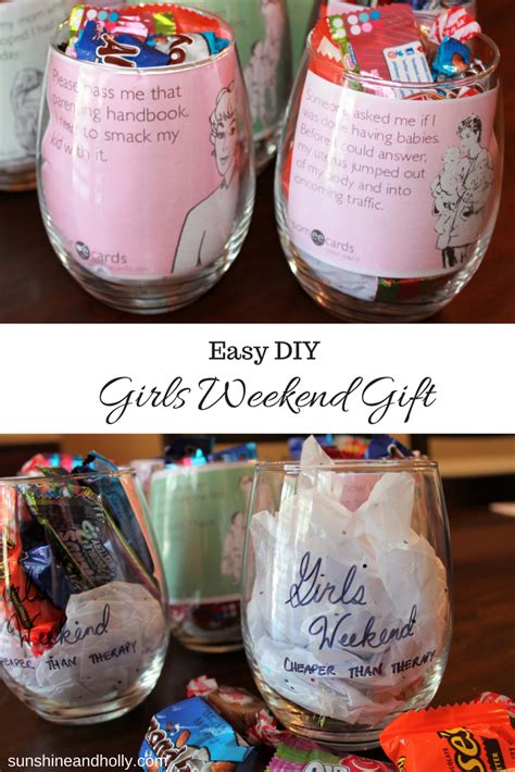 Easy Diy Girls Weekend T Sunshine And Holly