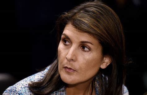 un ambassador nikki haley resigns to leave at year s end the daily world