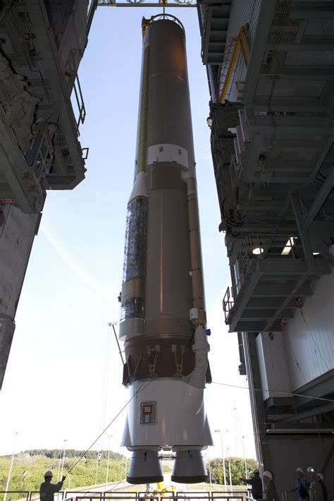 Photos Atlas 5 Rocket Assembled For Space Station Resupply Launch