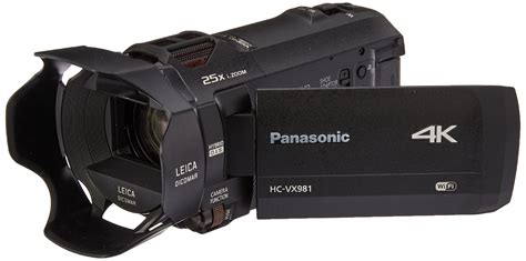 Panasonic 4k Ultra Hd Camcorder Hc Vx981k 20x Optical Zoom 123 Inch