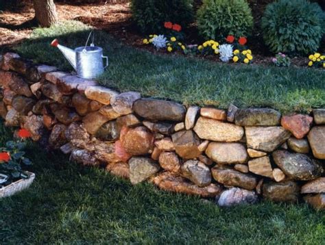 Dry Stone Retaining Wall Construction Method Instructions And Tips