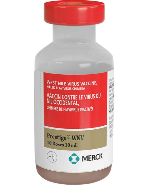 Prestige Wnv West Nile Virus Equine Vaccine Merck West Nile Virus