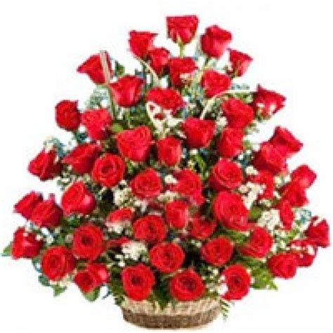 Send Online Rose Flower Basket To Visakhapatnam