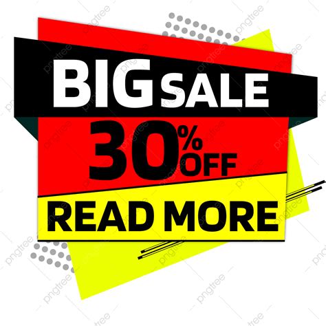 Big Sale 30 Off Big Sale 30 Off Off Png And Vector With Transparent