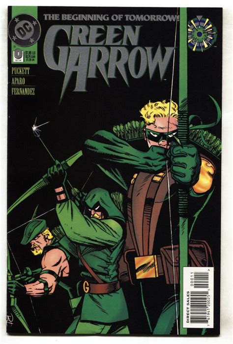 Green Arrow 0 Comic Book 1994 1st Appearance Of Connor Hawke Nm