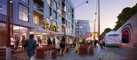Mixed Use Development With Apartments Shops Proposed For W Broad In