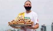 Joey Chestnut eats 75 hot dogs in 10 minutes to set new world record