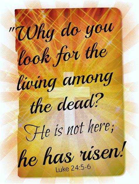 Why Do You Look For The Living Among The Dead He Is Not Here He Has