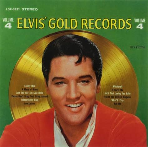 Elvis Gold Records Volume 4 Lp 2015 Compilation Limited Edition