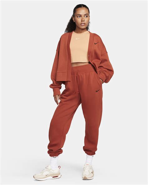 Nike Sportswear Phoenix Fleece Womens High Waisted Oversized Tracksuit