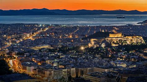 Athens Night Bing Wallpaper Download