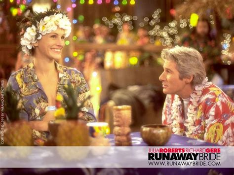 I guarantee that at some point, one or both of us is gonna wan to get out thls thing. runaway bride movie | | Romantic movie quotes, Runaway bride, Richard gere