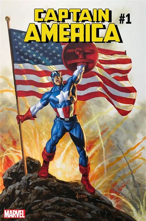 Captain America Vol 9 1 Variant Cover Art By Joe Jusko Captain