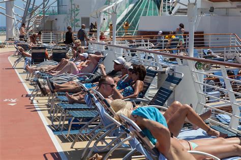 Sun Decks On Royal Caribbean Independence Of The Seas Cruise Ship