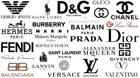 Fashion Brands And Their Logos