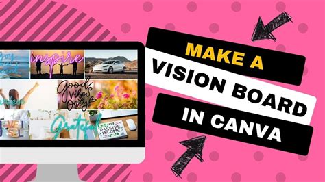 How To Make A Digital Vision Board In Canva Youtube