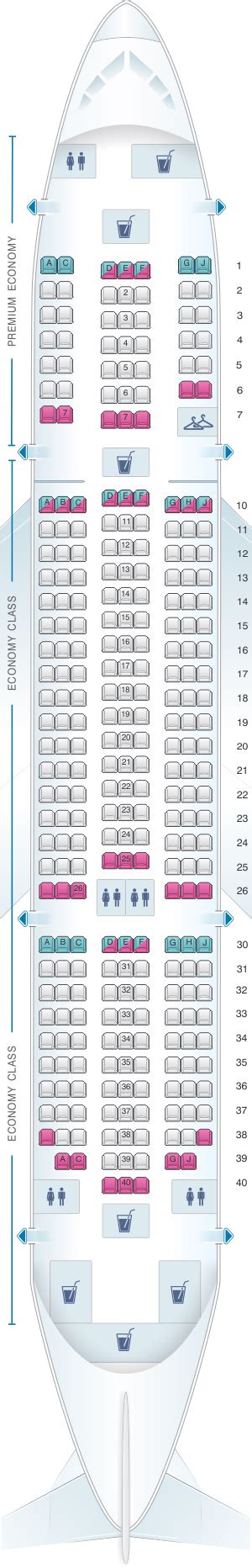 Mapa De Asientos Tui Boeing B787 Dreamliner Plano Del Avión