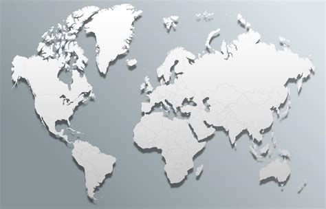 Global World Map In 3d