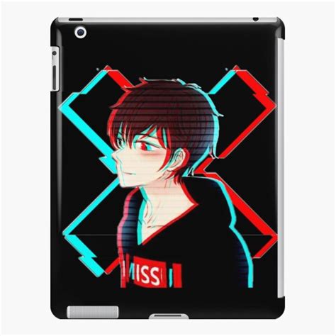 Anime Boy Glitch Aesthetic Ipad Case And Skin By Valival Redbubble