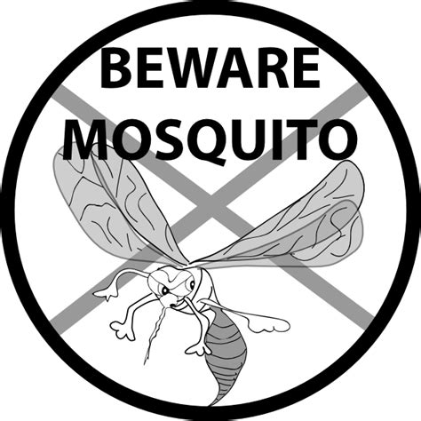 Beware Mosquito Clip Art At Vector Clip Art