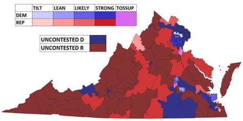 The New Map For The Va House Of Delegates Is Out Democrats Nearly