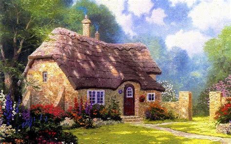 Country Cottage Wallpapers Wallpaper Cave