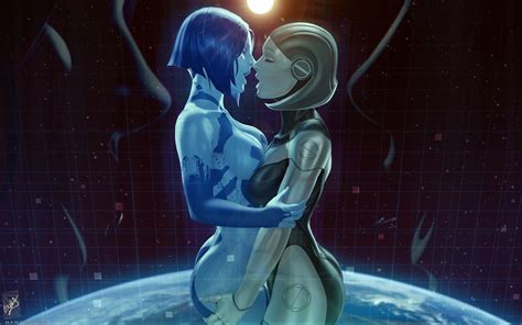 Rule 34 2d 2girls Artificial Intelligence Ass Grab Athletic Female Blue Hair Blue Skin Breast