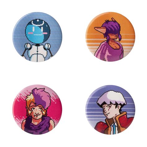 2064 Read Only Memories Character Button Pack