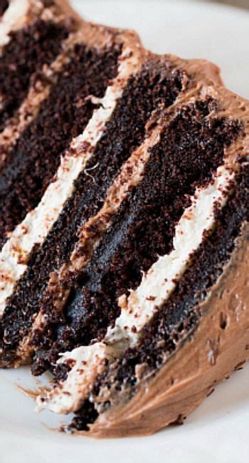 See more ideas about chocolate filling, chocolate, filling. Six-Layer Chocolate Cake with Toasted Marshmallow Filling ...