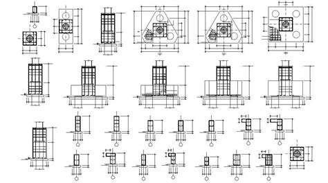 Free Download Piles And Plinth Beam Reinforcement Design Autocad File
