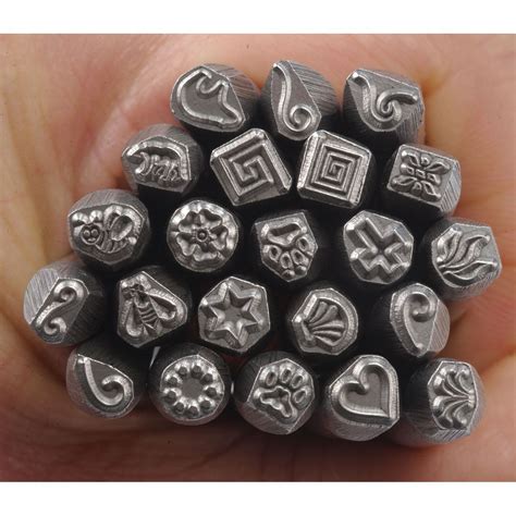 Millennium Design Metal Stamps For Jewelry Complete Set Of 22 Punches