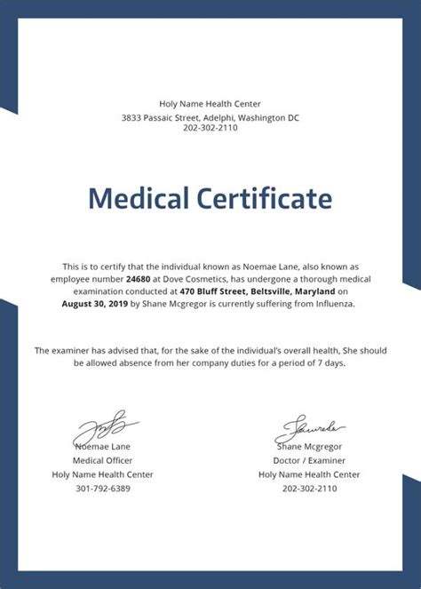 28 Medical Certificate Templates In Pdf Free And Premium Templates