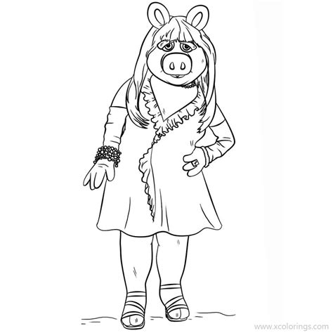 Miss Piggy Coloring Coloring Pages