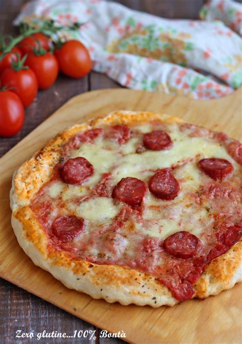 Pizza Con Salsiccia Piccante E Mozzarella Ricetta Senza Glutine
