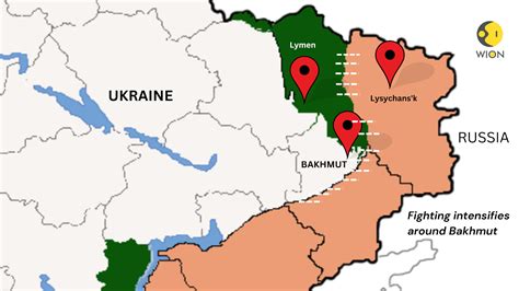 Data Lab In Maps Strategic Significance Of Bakhmut In Russia Ukraine