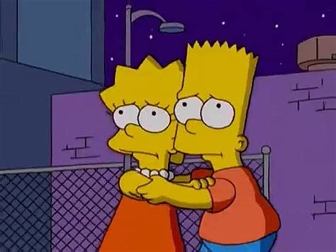 Image Lisa And Bart Frightened  Simpsons Wiki Fandom Powered By Wikia
