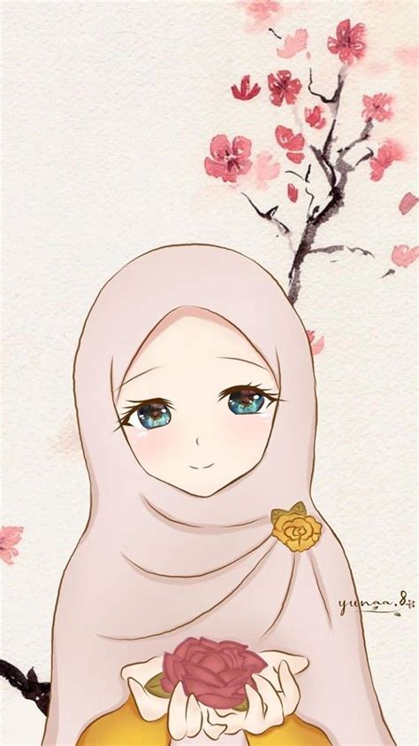 Gambar kartun muslimah yang cantik top gambar. Pin by gehan sweety on إسلام Islam | Anime muslim, Hijab cartoon, Anime art girl
