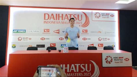 Tembus Semifinal Indonesia Masters 2023 Jonatan Christie Singgung