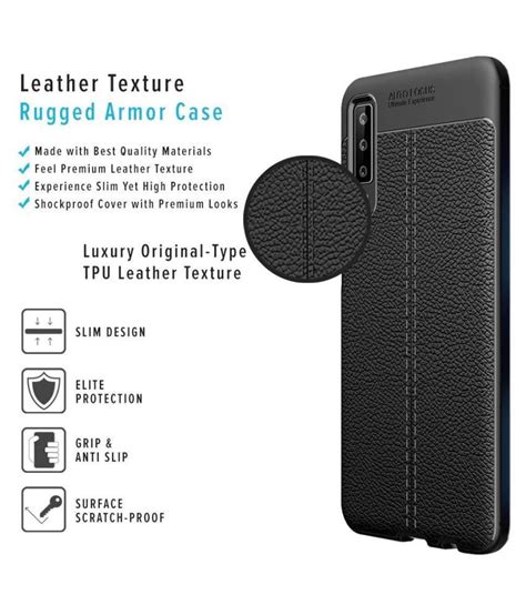 Samsung Galaxy A20 Plain Cases BeingStylish Black Original Autofocus