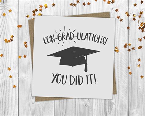 Graduation Card Congratulations On Your Graduation Card Etsy New