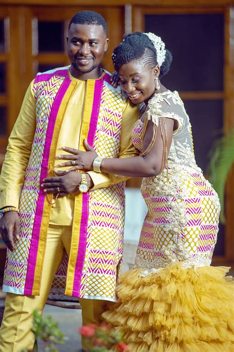 Ghana Kente Wedding African Wedding Attire Ghanaian Wedding Party