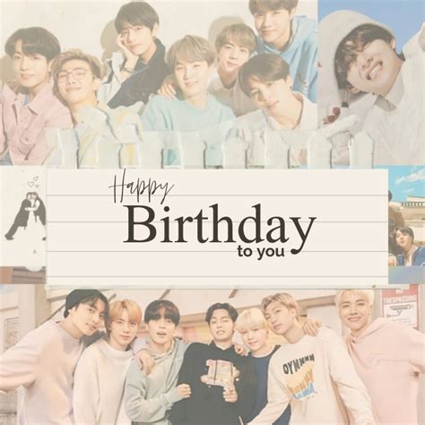 Bts Birthday Template Postermywall