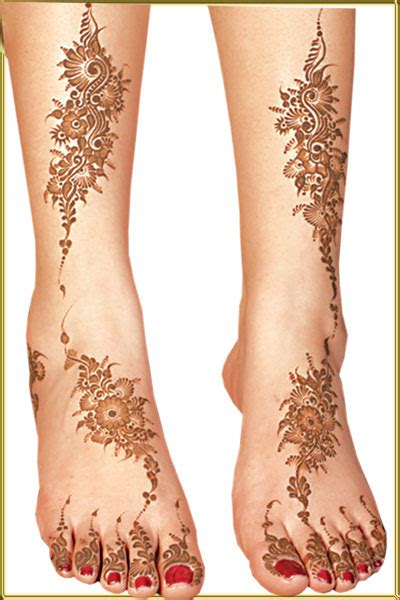 Henna Feet Tattoo ~ Design