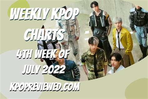 Weekly Kpop Chart 4th Week Of July 2022 Kpop Review Kpophit